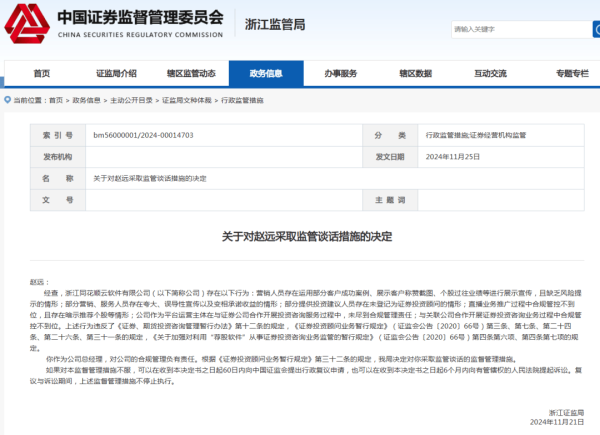 股票配资代理 同花顺，突发！整治“直播炒股”，浙江证监局出手！
