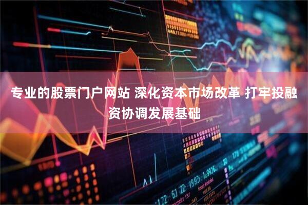 专业的股票门户网站 深化资本市场改革 打牢投融资协调发展基础