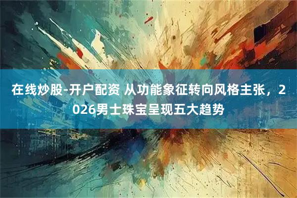 在线炒股-开户配资 从功能象征转向风格主张,2026男士珠宝呈现五大趋势